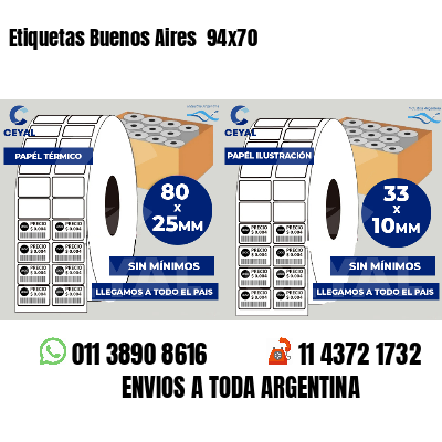 Etiquetas Buenos Aires  94x70
