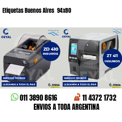 Etiquetas Buenos Aires  94x80