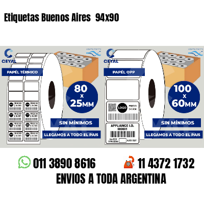 Etiquetas Buenos Aires  94x90
