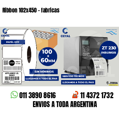 Ribbon 102x450 - fabricas