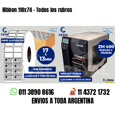 Ribbon 110x74 - Todos los rubros