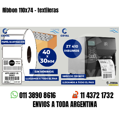 Ribbon 110x74 - textileras