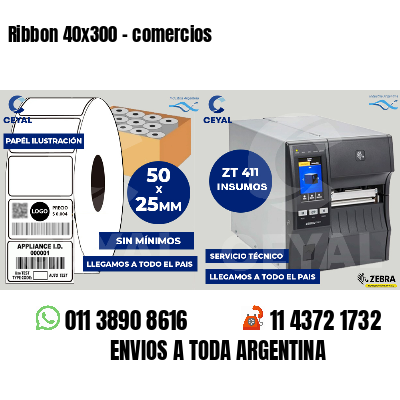 Ribbon 40x300 - comercios