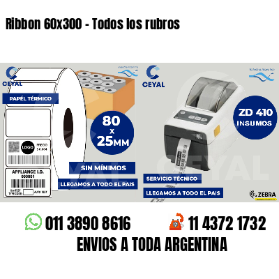 Ribbon 60x300 - Todos los rubros