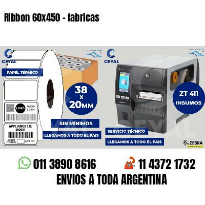 Ribbon 60x450 - fabricas