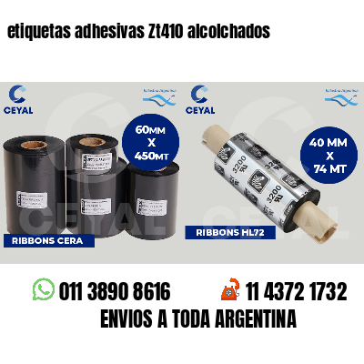 etiquetas adhesivas Zt410 alcolchados