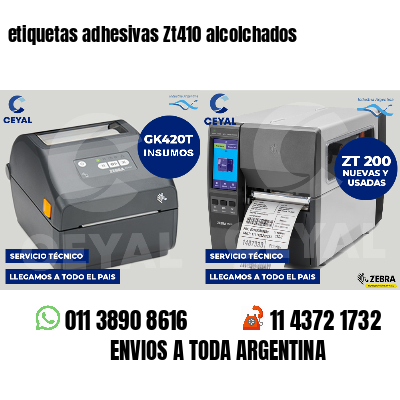 etiquetas adhesivas Zt410 alcolchados
