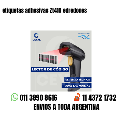 etiquetas adhesivas Zt410 edredones