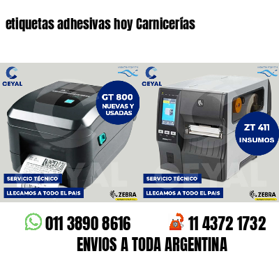 etiquetas adhesivas hoy Carnicerías