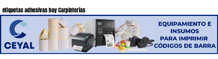 etiquetas adhesivas hoy Carpinterías