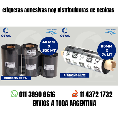 etiquetas adhesivas hoy Distribuidoras de bebidas