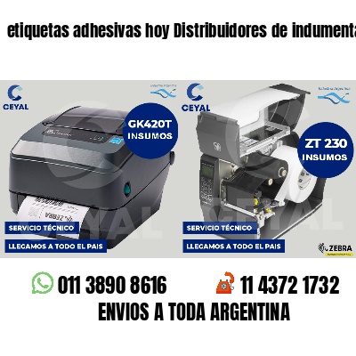 etiquetas adhesivas hoy Distribuidores de indumentaria