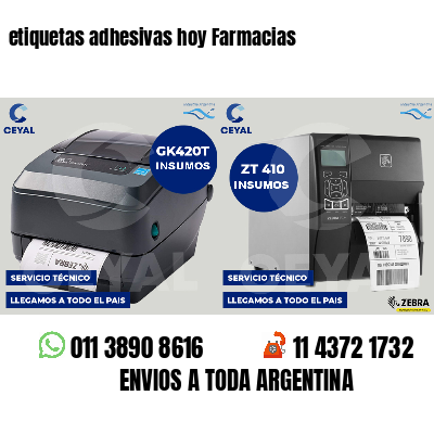 etiquetas adhesivas hoy Farmacias