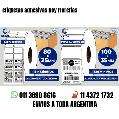 etiquetas adhesivas hoy Florerías