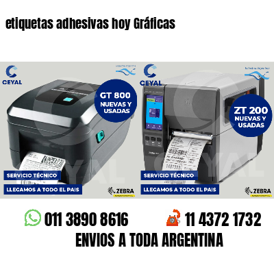 etiquetas adhesivas hoy Gráficas