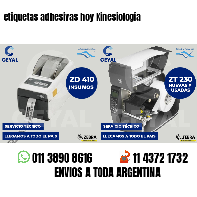 etiquetas adhesivas hoy Kinesiología