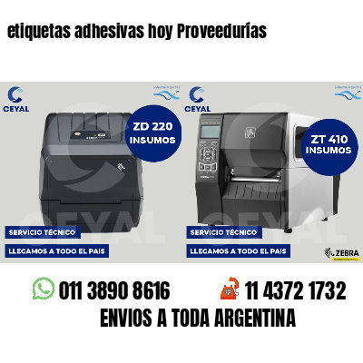 etiquetas adhesivas hoy Proveedurías