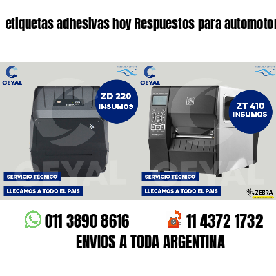 etiquetas adhesivas hoy Respuestos para automotores