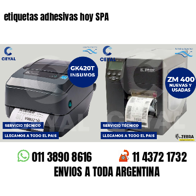 etiquetas adhesivas hoy SPA