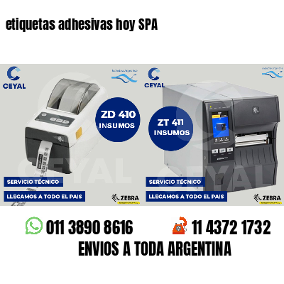 etiquetas adhesivas hoy SPA