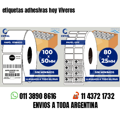 etiquetas adhesivas hoy Viveros