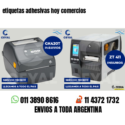 etiquetas adhesivas hoy comercios