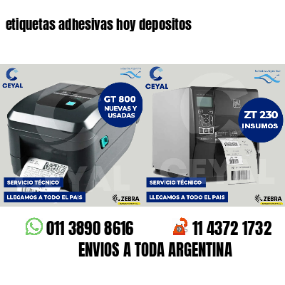 etiquetas adhesivas hoy depositos
