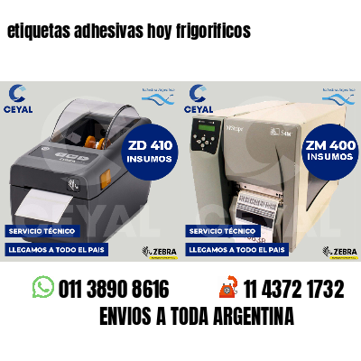 etiquetas adhesivas hoy frigorificos
