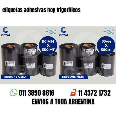 etiquetas adhesivas hoy frigorificos
