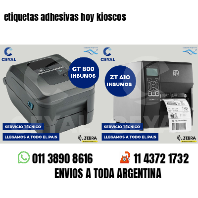 etiquetas adhesivas hoy kioscos