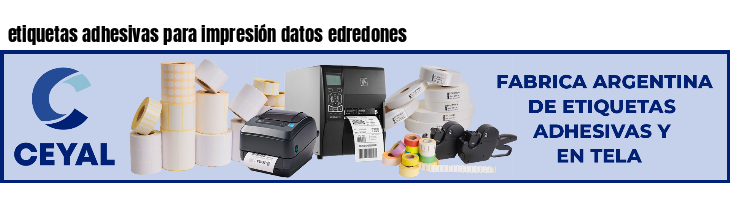 etiquetas adhesivas para impresión datos edredones