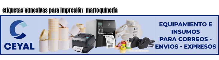 etiquetas adhesivas para impresión  marroquinería