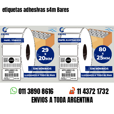 etiquetas adhesivas s4m Bares