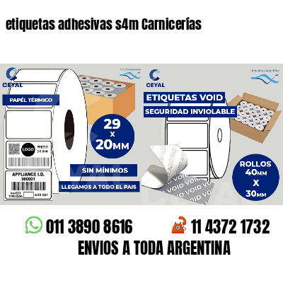 etiquetas adhesivas s4m Carnicerías