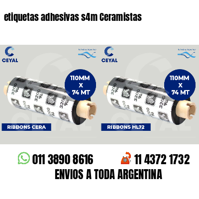 etiquetas adhesivas s4m Ceramistas