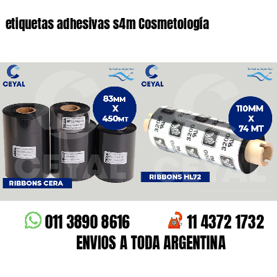 etiquetas adhesivas s4m Cosmetología