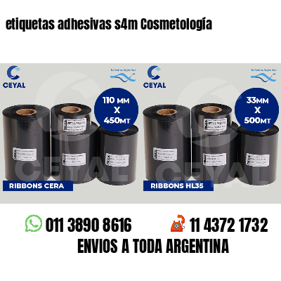 etiquetas adhesivas s4m Cosmetología