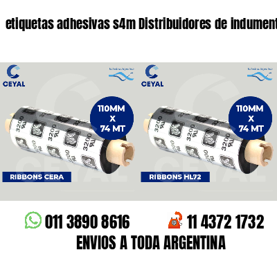 etiquetas adhesivas s4m Distribuidores de indumentaria