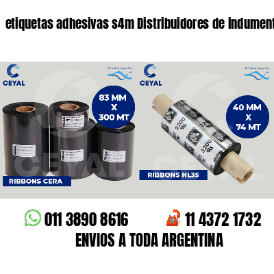 etiquetas adhesivas s4m Distribuidores de indumentaria