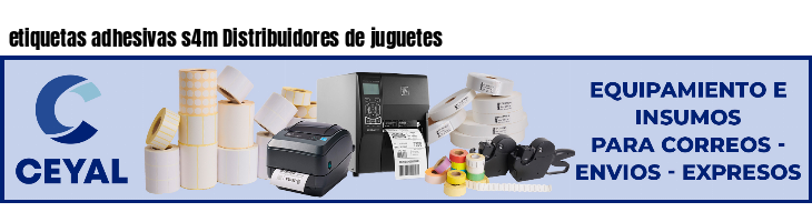 etiquetas adhesivas s4m Distribuidores de juguetes