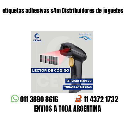etiquetas adhesivas s4m Distribuidores de juguetes