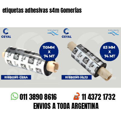 etiquetas adhesivas s4m Gomerías