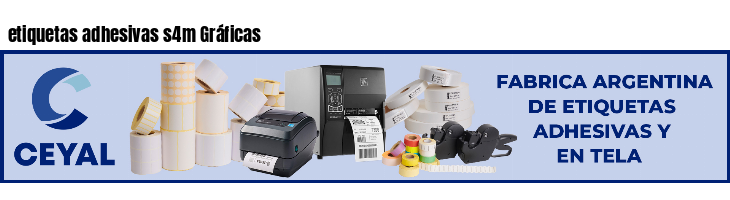 etiquetas adhesivas s4m Gráficas