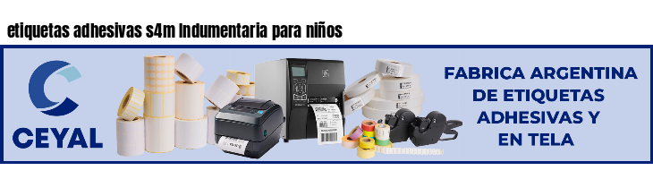 etiquetas adhesivas s4m Indumentaria para niños