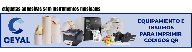 etiquetas adhesivas s4m Instrumentos musicales