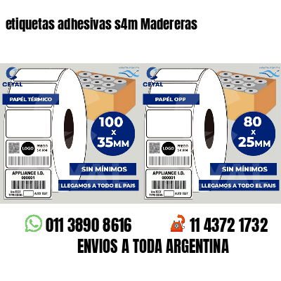 etiquetas adhesivas s4m Madereras