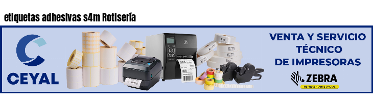 etiquetas adhesivas s4m Rotisería