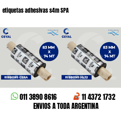 etiquetas adhesivas s4m SPA