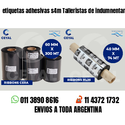 etiquetas adhesivas s4m Talleristas de indumnentaria