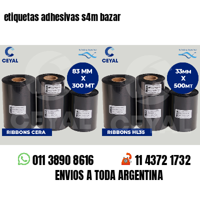 etiquetas adhesivas s4m bazar